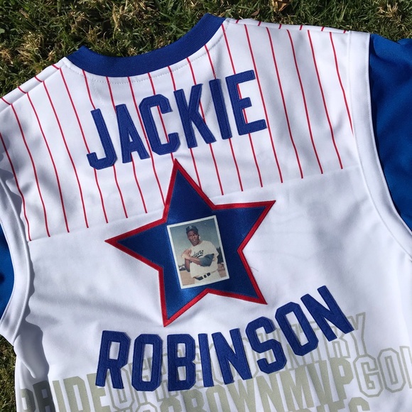 jackie robinson jersey light blue